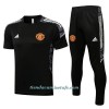 Camiseta De Entrenamiento Manchester United Champions League 2022-23 Negro Blanco - Hombre